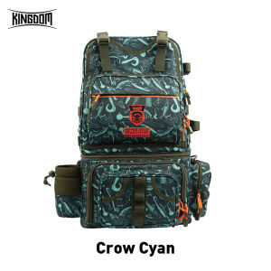 Kingdom Fishing Bags 1000D Waterproof Nylon Large Capacity Detachable Multifunctional 1610g 43x24x53cm fishing bag Model LYB-14