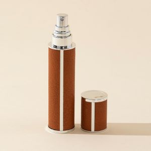 SXXINGI PU Leather Perfume Bottle Empty 10ml Cosmetic Container Portable Leak-proof Parfume Bottle for Woman