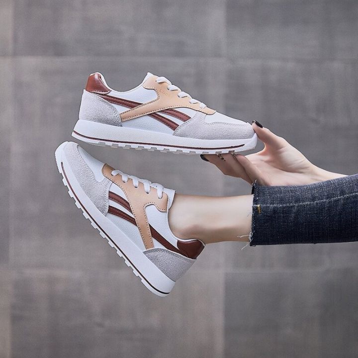 Stok siap! Reebok kasut sukan wanita bernafas kasual bukan slip