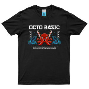 Octo Basic Octopus Printed Tshirt Anak