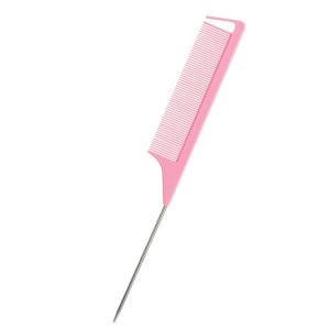 MILDGLOW Anti-static Pointed Tail Hair Styling Comb Barber Accessories Fine Tooth Professional Hair Comb Quality Steel  Pin Tip Brush Steel Tip Tail Comb Barber