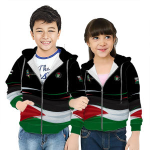 the moro - Jaket & Sweater Hoodie PALESTINA GAZA ART 04 Anak Laki-Laki/Perempuan | Printing Sublime