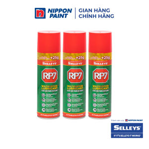 Combo 03 Chai Xịt Chống Rỉ Sét Và Bôi Trơn RP7- Hàng chính hãng SELLEYS - Trọng lượng 175g