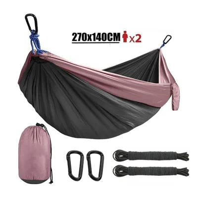 Hammock With Rope Camping Hiking Hammock Duyan Double Outdoor Foldable Hammock Travel Hammock