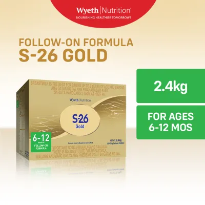 S-26 GOLD Two Follow-On Formula Milk Powder for 6-12 Months Old 2.4kg