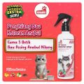 NOVAMOS Penghilang Bau Kotoran Kucing dan Anjing Terbaik ( Wangi Lemon 250 ML ) - Pet Odor Remover Spray Parfum Pewangi Pengharum Pasir Kucing Penghilang Bau Pesing Kandang Kucing - Novamos Pet Care. 