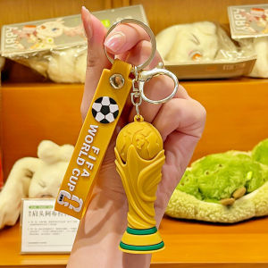 2026 FIFA World Cup Mascot Keychain Football Fan Souvenir Charm 3D Cartoon Design
