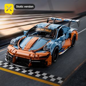 1:10 Building Block Racing Brick Toy with Remote Control DIY Educational Toys Boy Adult Gift