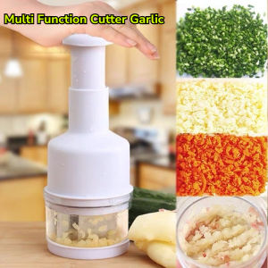 KONKA Magic Onion Garlic Chopper Cutter Press 压蒜器 Pemotong Bawang Alat Cincang Daging Sayur Kitchen Tool Hand Pressing Garlic Cutter Kitchen Chopper Kitchen Stainless Steel Vegetable Slicer Onion