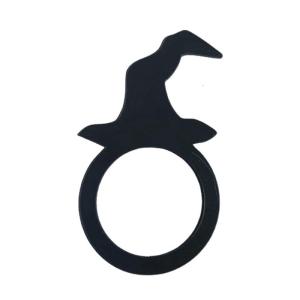 Halloween Witch Hat Napkin Rings Pumpkin/Bat/Spiders Shape Napkin Holder Funny Party Decorations for Halloween Bash