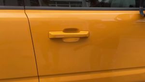 HH8 TESIN Car Door Handle Decoration Anti-scratch Cover for Ford Bronco Sport 2021-2023 2024 2025 Exterior Accessories 9H2B5