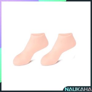 Nau.K Silicone Moisturizing Gel Heel Socks Foot Care Socks Soft and Comfortable