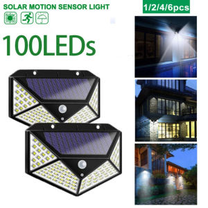 Đèn Led Năng Lượng Mặt Trời 100 led cảm ứng chuyển động.
