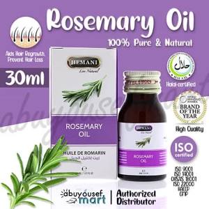 HemaniRosemaryOil MinyakRosmeri30ml-RawatRambutGugurLebatRambutBayi ForHairGrowth&PreventHairLoss