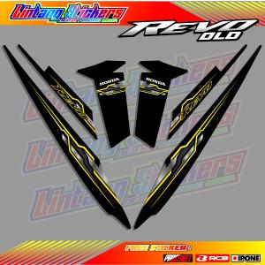STRIPING VARIASI HONDA REVO OLD / STICKER LIST VARIASI MOTOR REVO OLD
