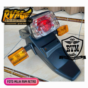 spakbor belakang honda win 100 plastik model traill ABS slebor spakbor belakang honda win 100 plastik set stoplamp win sein win