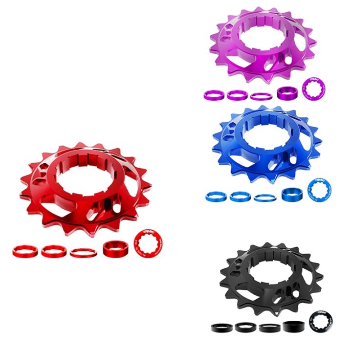 Single Speed Flywheel Conversion Kit 18T Cassette Cog Road Bike