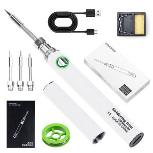 Multifunctional accessories plastic sticker Soldering iron tools Automatic Intelligent thermostat Portable storage/Rechargeable Portable Soldering Iron Set Plastic Rechargeable Model Repair Hot Stamping Set