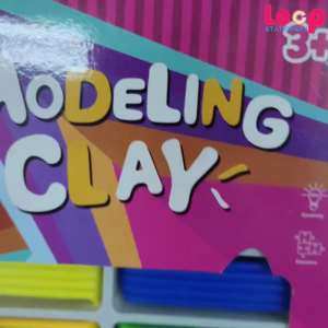 Modelling Clay 8/12 Colours Play Dough Plasticine Art Craft Kids Tanah Liat