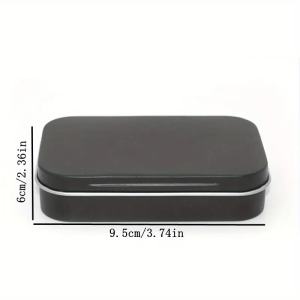 Metal Rectangular Empty Mini Tin Box Storage Box Case Organizer For Money Coin Candy Key Small Organizer Storage Box