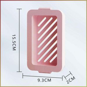 Soap Box Non-sliding Soap Container Convenient Use Non-slip not Easily Deformed Layered Analysis Structure