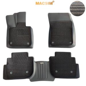 Thảm Lót Sàn 2 Lớp TPE Macsim Vinfast VF8 Chuẩn Form Bền Không Mùi (sd3 xám đen ct)