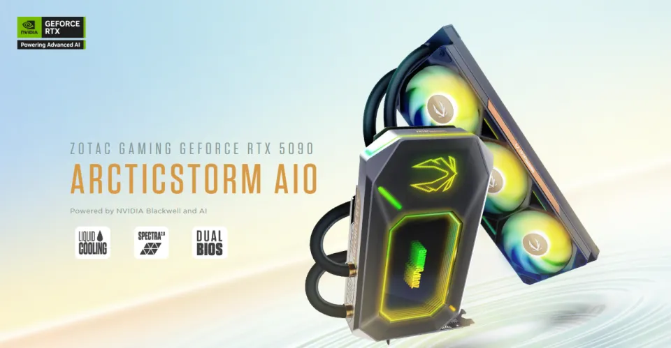 ZOTAC GAMING GeForce RTX 5090 ARCTICSTORM AIO GPU RTX5090 ( 3+2 year warranty after online registration by TECH DYNAMIC) | Lazada Singapore