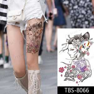 Stiker Tato Temporer Warna-Warni Tahan Air Zaril TBS-8066