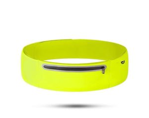 Men And Women Reflective Running Waist Bag Velcro Zipper Anti-theft Invisible Waist Pouch Sports Jogging Running Travel