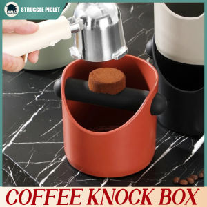 1Pc Coffee Knock Box Espresso Grounds Dump Bin Anti Slip Barista Accessories Maker Tools with Beveled Design for Coffee Residue