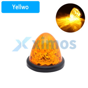 Led Light For Truck 24v Light For Truck Trailer Side Clearance Lamp Drive Safely Taillight Crystal Cone Side Marking Warning Tail Light