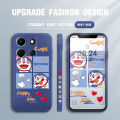 Hontinga Casing Case For Infinix Note 30 5G Note30 Pro 4G Case Cartoon Anime Doraemon Square Original Liquid Soft Silicone Edge Pattern Rubber Case Full Cover Camera Protection Cases Back Cover Phone Casing Softcase For Girls. 
