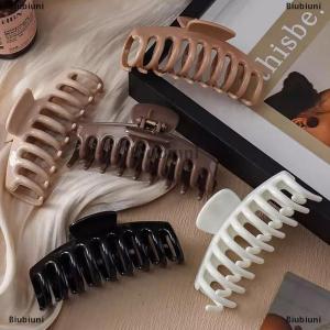 [COD] Biubiuni Mềm Silicone Cá Mập Clip Phụ Nữ Tóc Claw Clip Chống Va Chạm Bảo Vệ Cho Các Trở Lại Của Đầu Chống Mùa Thu Của Phụ Nữ Tóc Clip