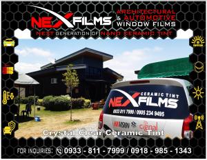 NeXFilms Nano Ceramic Tint 1x5 foot Heat Reduction Window Films Architectural Home Office Showroom Store