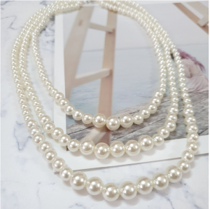 Chuỗi Vòng Cổ Ngọc Trai 3 Tầng Mặc Áo Dài Cách Tân Truyền Thống