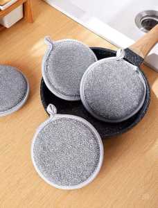 1 miếng bọt biển rửa bát Cọ rửa xoong nồi không rỉ búi sắt đánh xoong siêu bền vệ sinh sạch sẽ tiện dụng