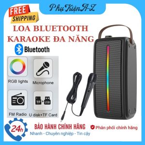 [ LazMaII Phân Phối Chính Hãng BKK ] Loa Karaoke Mini Loa Nghe Nhạc Xách Tay Bluetooth BKK BK87A (Kèm Mic) Loa Karaoke Di Động Không Dây Mini