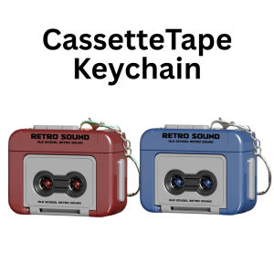 [SG] Megaphone and Cassette Tape Cute Keychain