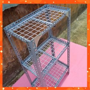 Kệ sắt V lỗ đa năng Mini khung kệ V3x3cm ( lưới sắt ô vuông) để cây và đồ vật