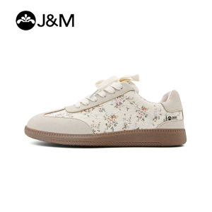 Joy&Mario Womens casual shoes mesh rubber sole lace-up leather shoes