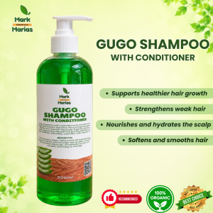 Mark and Marias Gugo Shampoo with Conditioner 500ml Herbal Shampoo for Hair Growth & Strengthening Nourishes and Hydrates Scalp | Helps Soften Smooth & Maintain Healthy-Looking Hair | Daily Hair Care | Suitable for All Hair Types | Men & Women | Premium