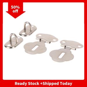 🔥🔥🔥pheebss 2Pair Lock Hinge Lock Hasp Hook Hardware Lock For Case Jewelry Box Diary Book