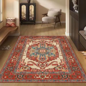 Kitchen Floor Mat Carpet Water Absorption and Oil Absorption Non-Slip Linen Carpet Laundry Room Mat Entrance Doormat Nordic Carpet Long Runner Rug