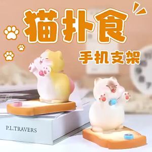 FFBH Lovely Annie Baby Ornament Mobile Phone Bracket Resin Doll Furnishing Wedding Birthday Gift TV Cabinet Porch Home Decoration M2Y9R