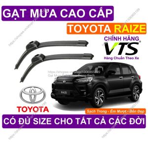 Gạt Mưa Êm Mượt Kính Lái Toyota Raize Cặp Gạt Mưa Kính Lái T.oyota Raize Có Đủ Size Cho Các Đời X.e Toyota Raize
