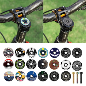 Road Bike Bowl Cover Bicycles Stem Top Cap for 28.6mm Fork Tube Headset Cap Cycling Accessories Road Bike Headset Cover