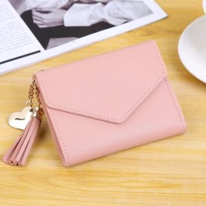 P-A-28 DABAOBAO Woman Trifold Mini Small Short Purse Wallet Bag Pouch Beg Women Duit Dompet Kecil Lady Perempuan Wanita