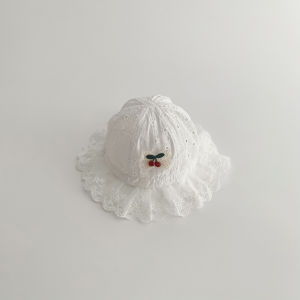 JANE Topi Bayi perempuan Renda Lucu Bahan Katun usia 3 -16 bulan | Topi anak Bayi bahan rajut