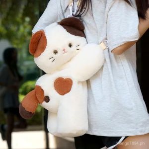 Clutch Kitten Cute Party Shoulder Bag Doll School Bag Girl Birthday Gift cat bag Cat Plush Doll