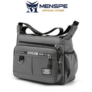 MENSPE Mens Shoulder Bag Large Capacity Messenger Bag Upgraded Waterproof Oxford Cloth Fashion Trend Business Bag Outdoor Large Capacity Casual Bag Fashion Leisure Sport Street Bag for College Student